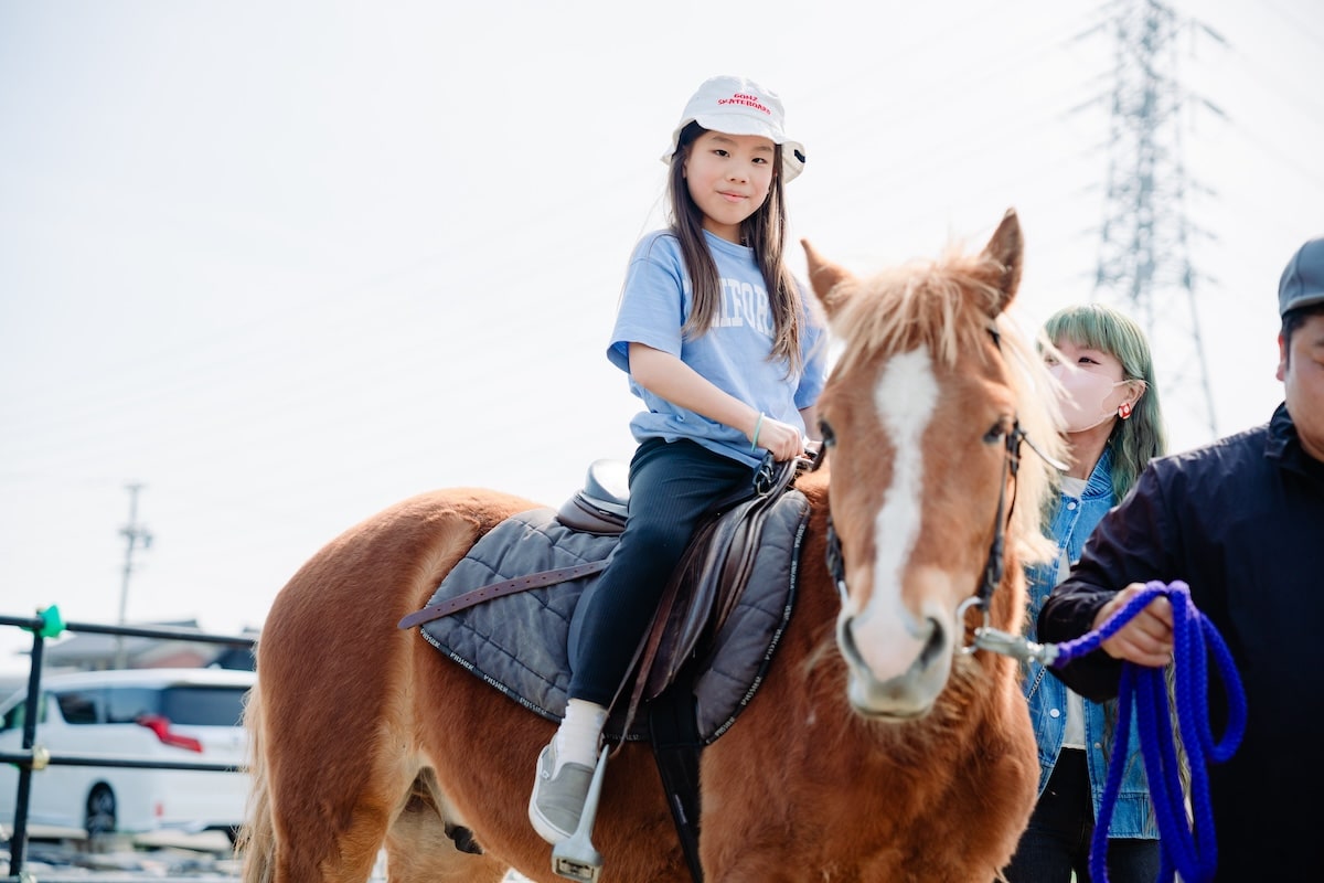 引き馬乗馬体験はどれみファーム！愛知県名古屋市から車で約30分